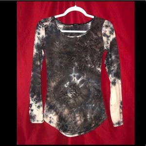 Black tie dye long sleeve size small